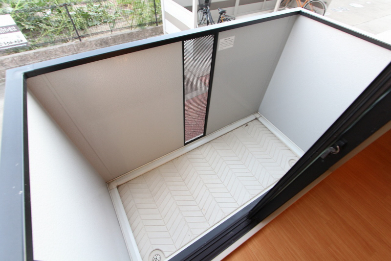 Balcony.  ※ It is a photograph of Room 101. 