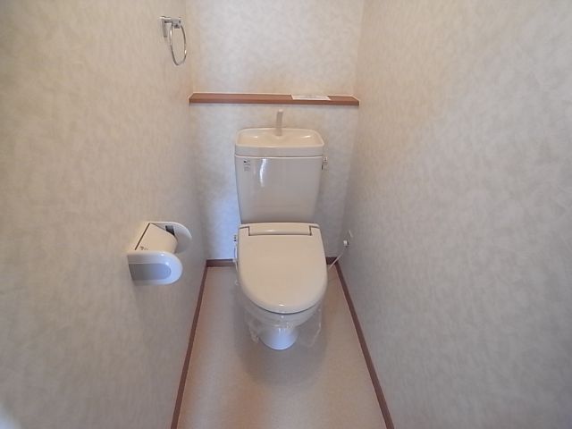 Toilet. Good washroom easy-to-use