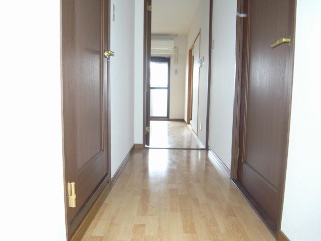 Living and room. Bright hallway