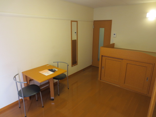 Living and room. Desk can be folding.