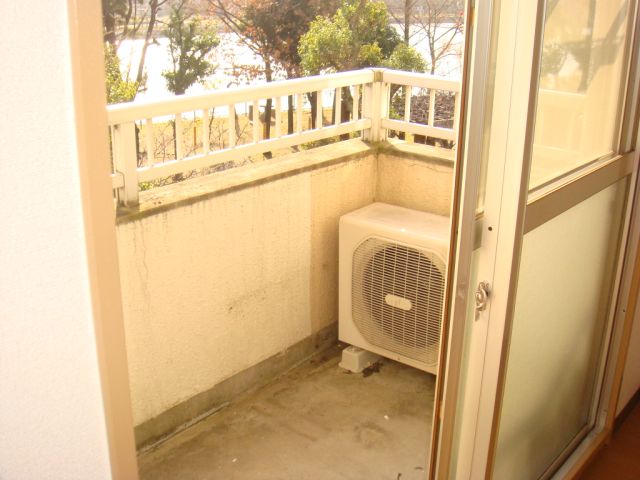 Balcony. Sunny veranda