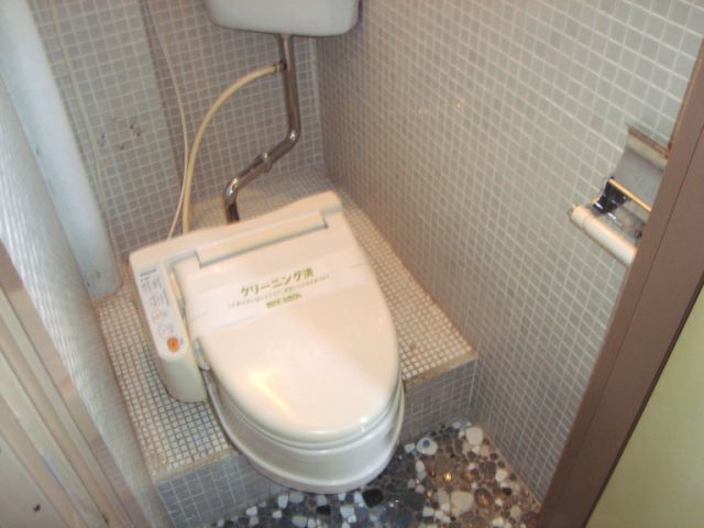 Toilet. Toilet a shower