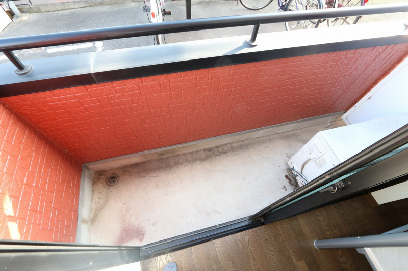 Balcony. Inverted image