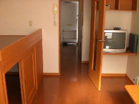 Living and room. Furniture appliances with properties