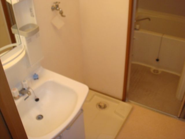 Washroom. Washbasin of spread