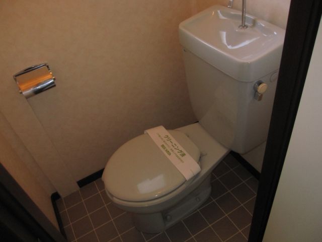 Bath. Toilet with cleanliness