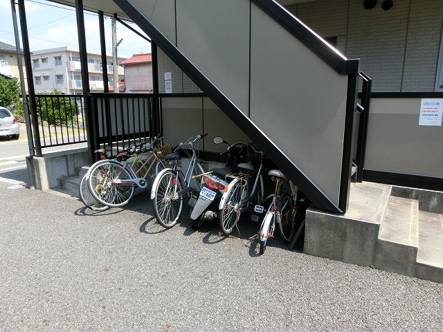 Other common areas. Bicycle parking space