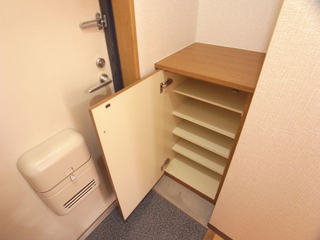 Entrance. Entrance with cupboard.