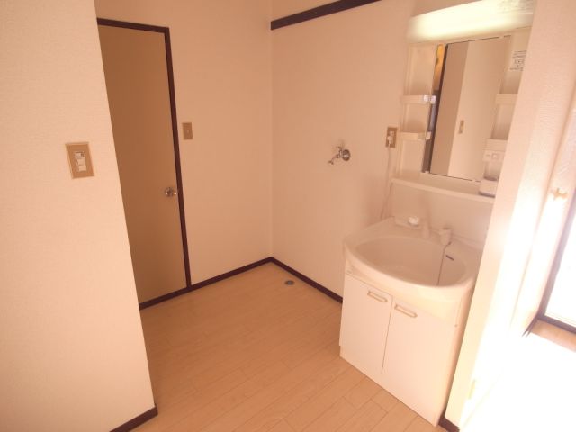 Washroom. Shampoo is Dresser