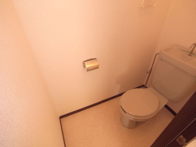 Toilet. It is a toilet with a clean