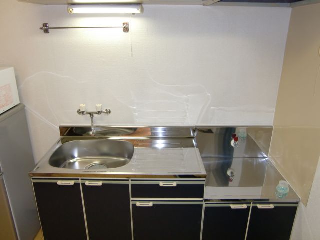 Kitchen. Two-burner stove can be installed kitchen