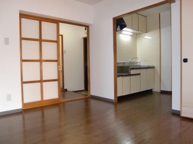 Living and room. Gas stove can be installed