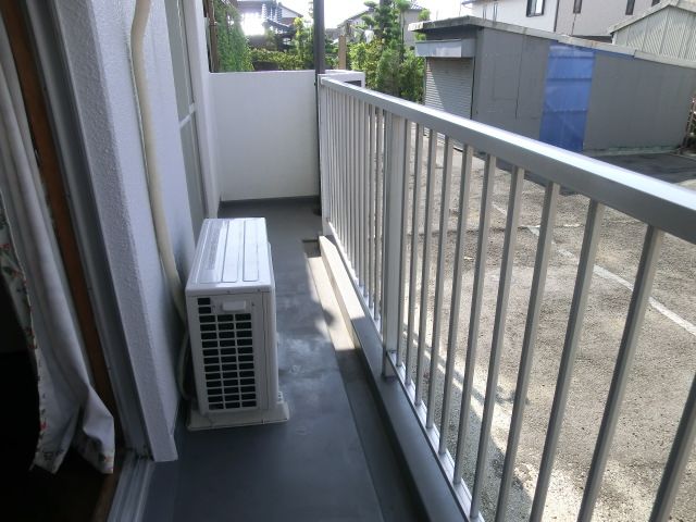 Balcony. Sunny veranda