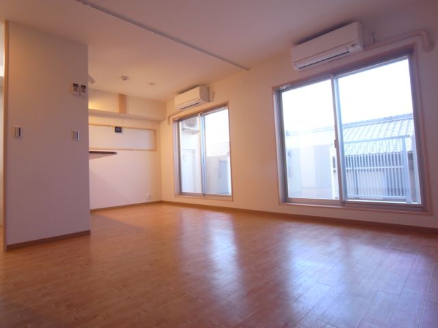 Living and room. Is a living room with 2 groups air conditioning