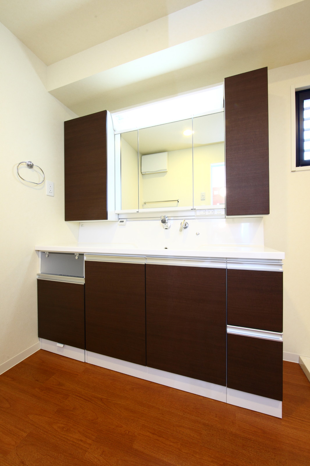Washroom. Barrier-free of UB entrance. Independent basin with vanity.