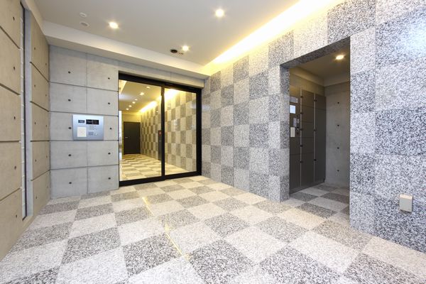 lobby. floor ・ Pick-up at the entrance to a certain luxury of sticking wall granite.