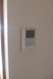 Security. TV monitor Hong indoor