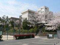 Junior high school. Chita City 2081m to stand Hachiman Junior High School