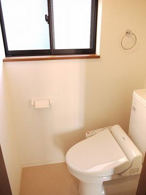 Toilet. Warm water washing toilet seat