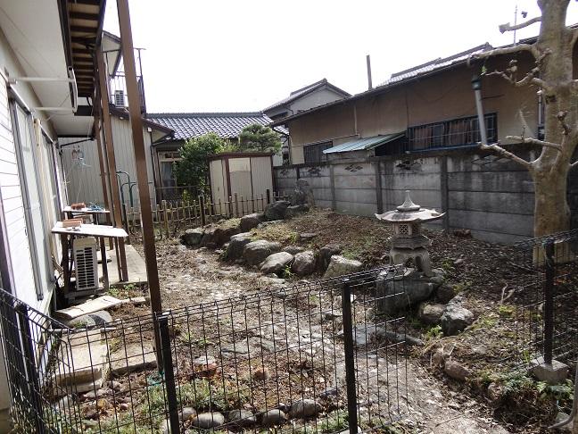 Garden. Large garden