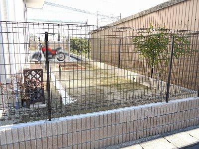 Garden. Little garden space