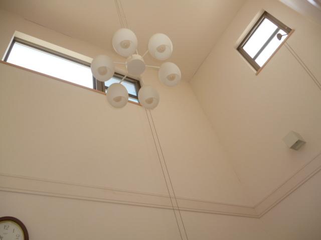 Living. There is a bright and airy atrium in the living!