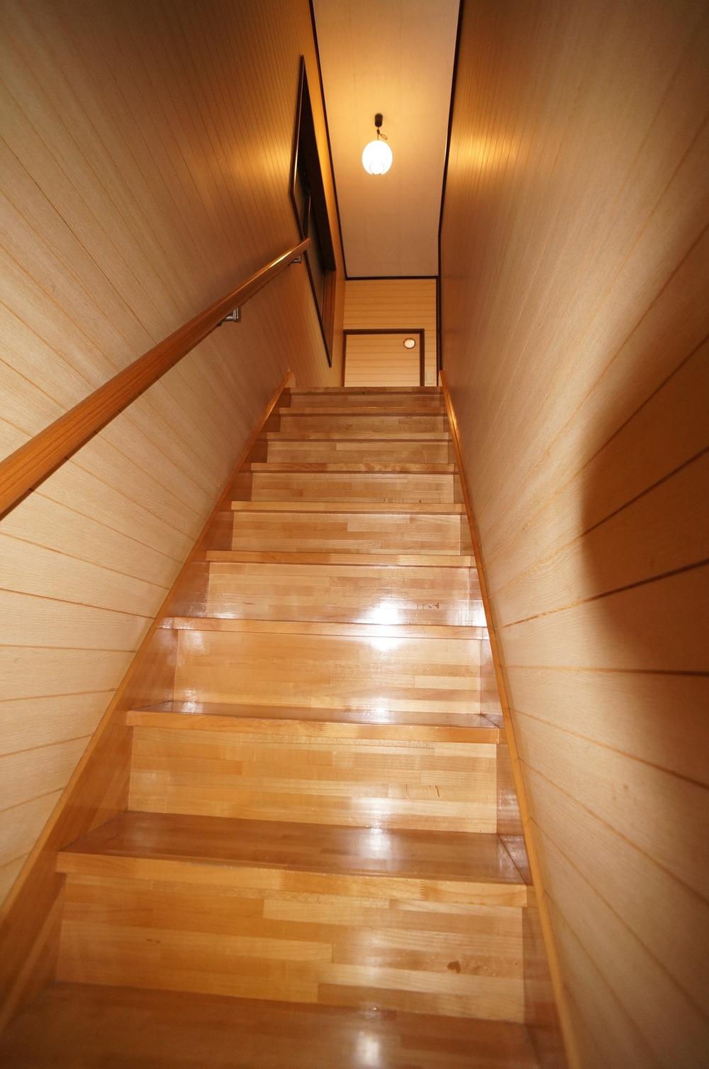 Other introspection. Stairs with a handrail