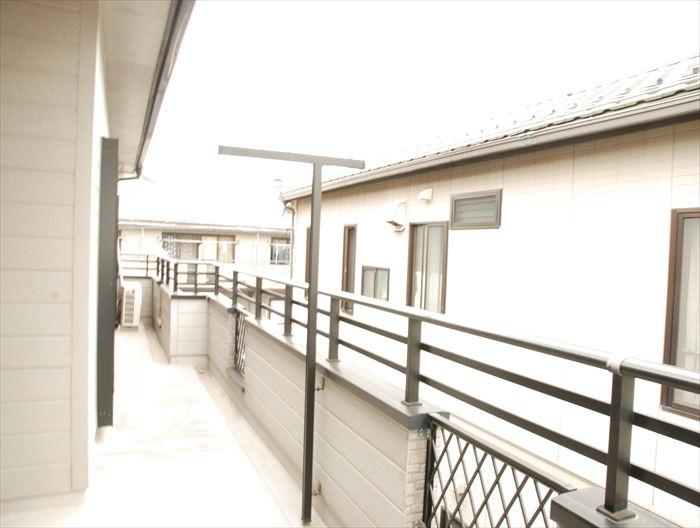 Balcony. Wide veranda