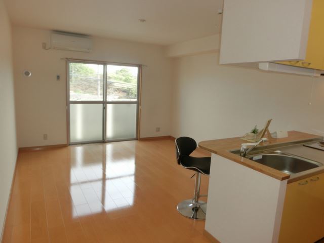 Living and room. Toilet