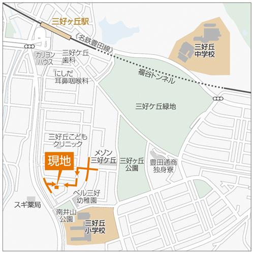 Local guide map. Detail view