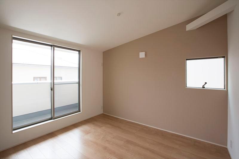 Non-living room. Building B Master Bedroom gradient ceiling was nestled a large WIC is to open bedroom.