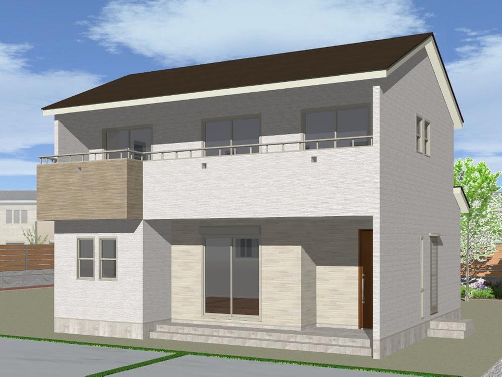 Rendering (appearance). (No. 8 land House) Rendering