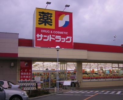 Drug store. San drag it to the Yasaka shop 656m