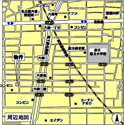 Local guide map. Information map