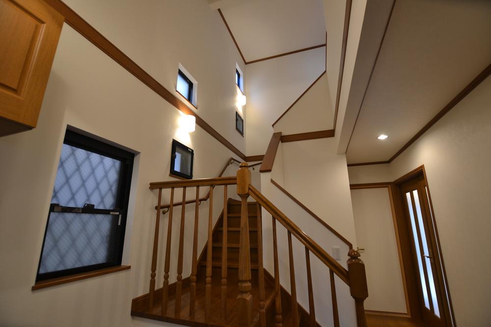 Entrance. The wall of the entrance hall There are a lot of window