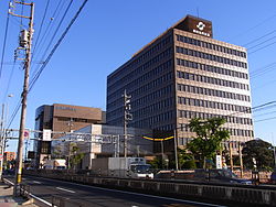 Bank. Okazakishin'yokinko YasudaTsu 601m to the branch (Bank)