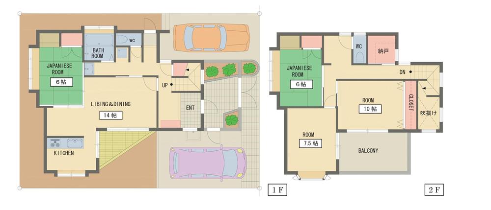 Floor plan. 43,800,000 yen, 4LDK + S (storeroom), Land area 159.5 sq m , 4LDK of enhancement with a building area of 119.12 sq m storeroom