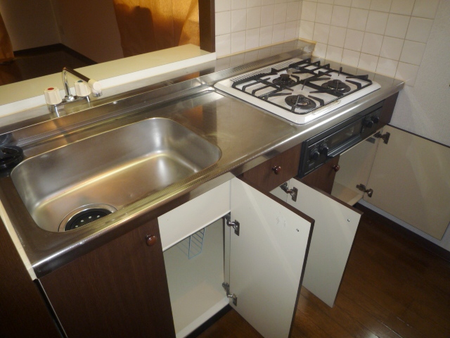 Kitchen. System Kitchen (3-neck with a gas stove)