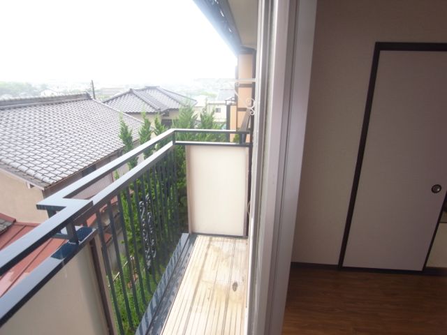 Balcony. Bright veranda.