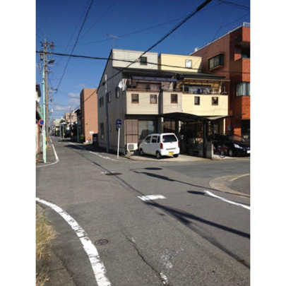 Local appearance photo. Left the building