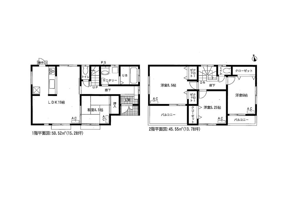 Floor plan. 31,800,000 yen, 4LDK, Land area 138.13 sq m , Building area 96.07 sq m