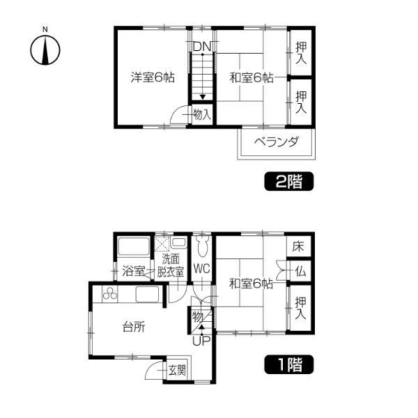Floor plan. 22,980,000 yen, 3DK, Land area 104.69 sq m , It is a building area of 77.76 sq m floor plan. Please confirm at the preview.