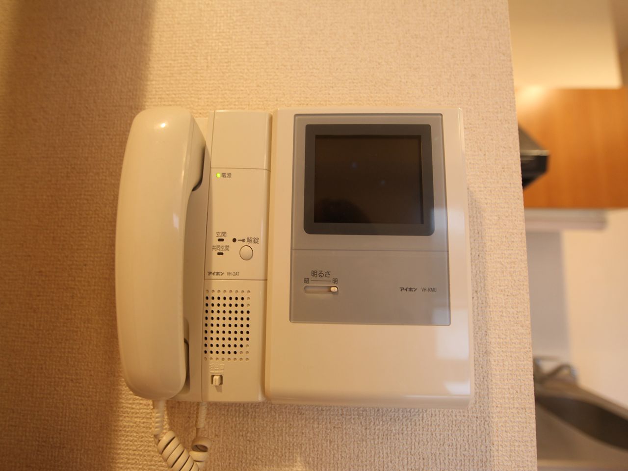 Security. Intercom with TV monitor