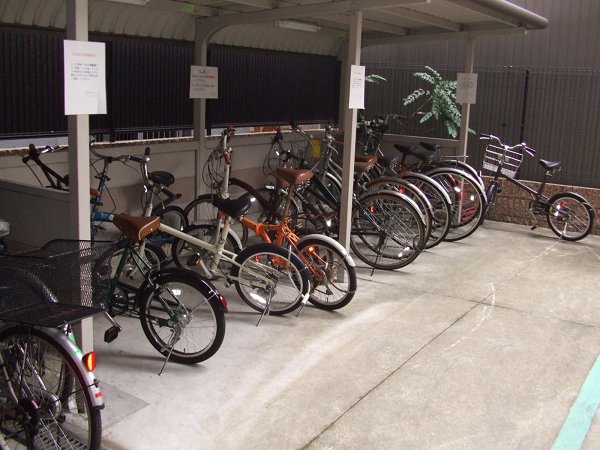 Other common areas. Bicycle-parking space
