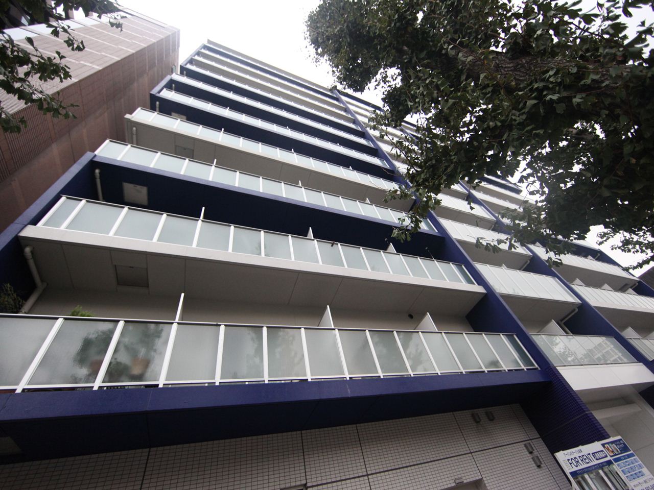 Building appearance. appearance Courier BOX auto lock With security cameras With a TV monitor