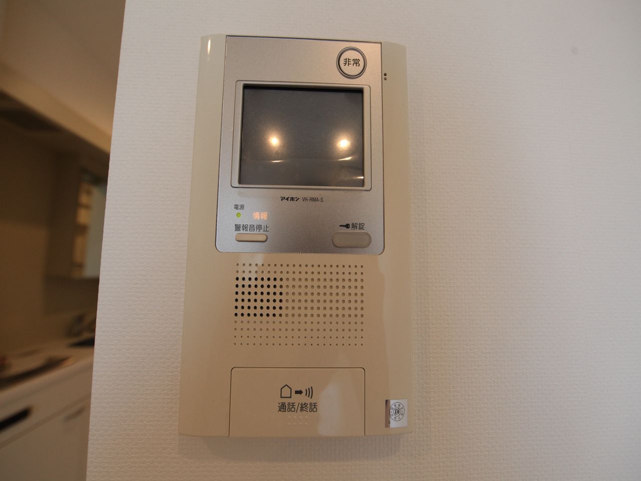 Security. Intercom with TV monitor
