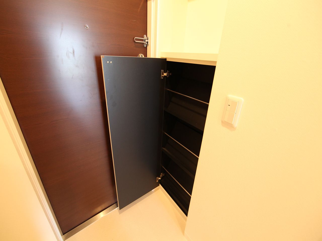 Entrance. Entrance Shoe box