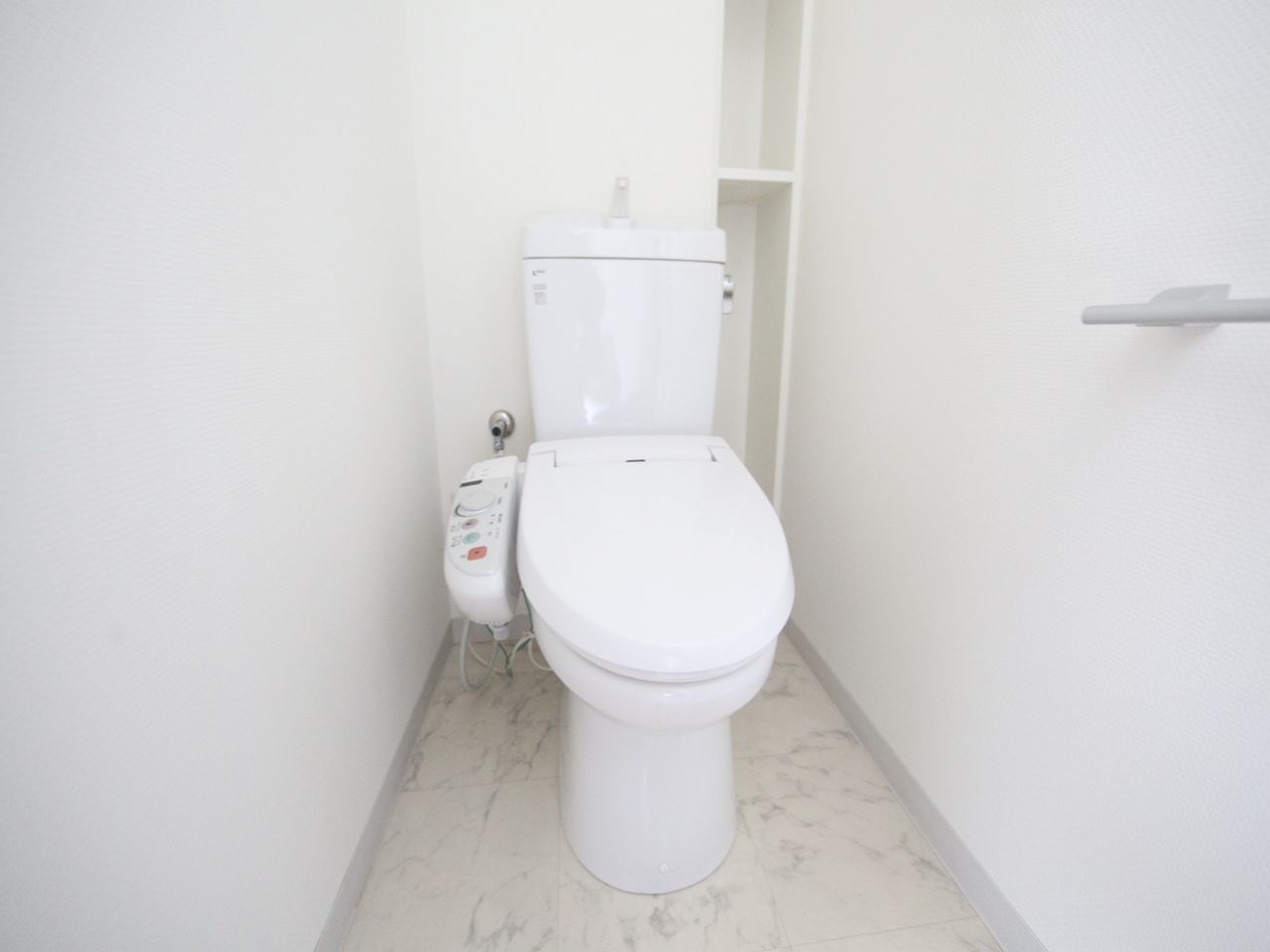 Toilet. Toilet (with warm water cleaning toilet seat)