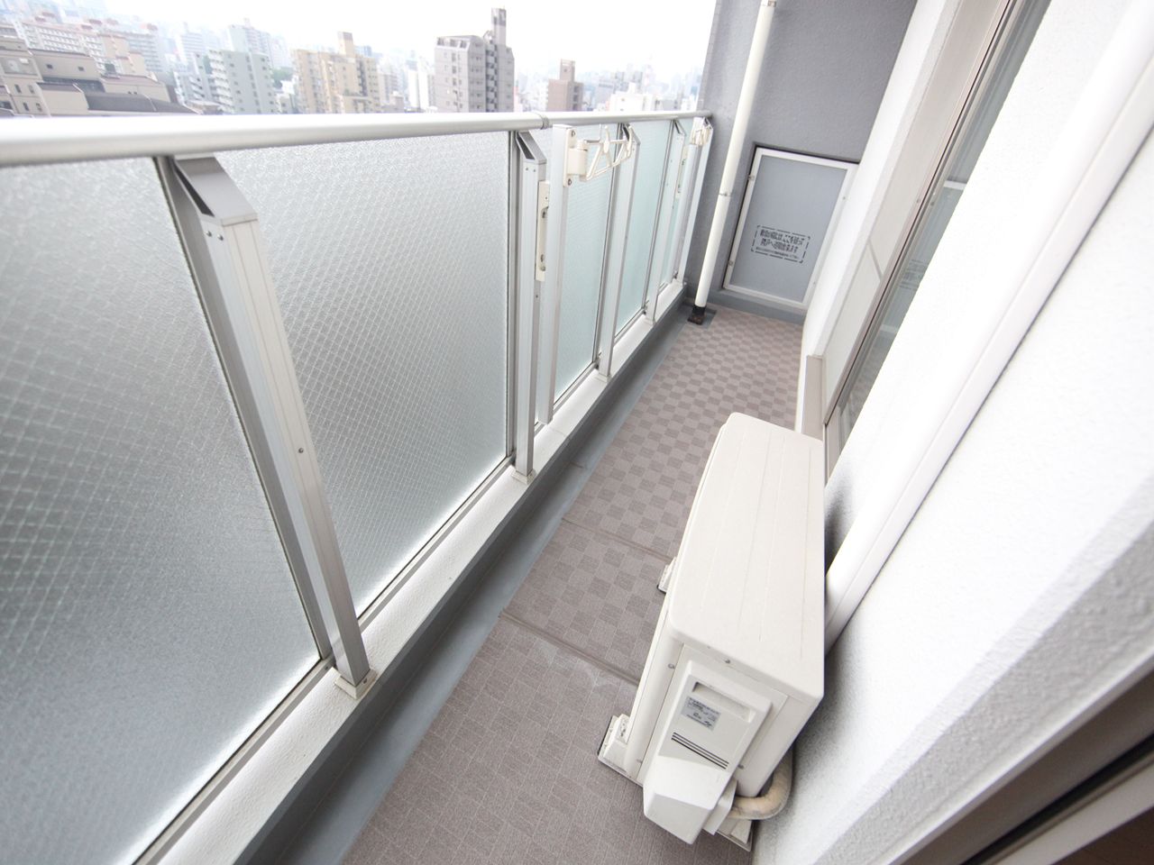 Balcony. Balcony (facing south)