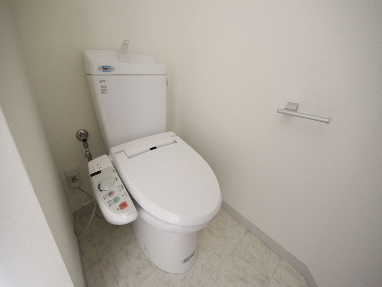 Toilet. Toilet (with warm water cleaning toilet seat)